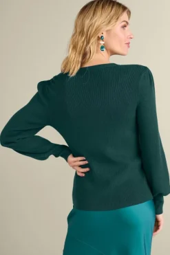 Tyla Button Shoulder Sweater