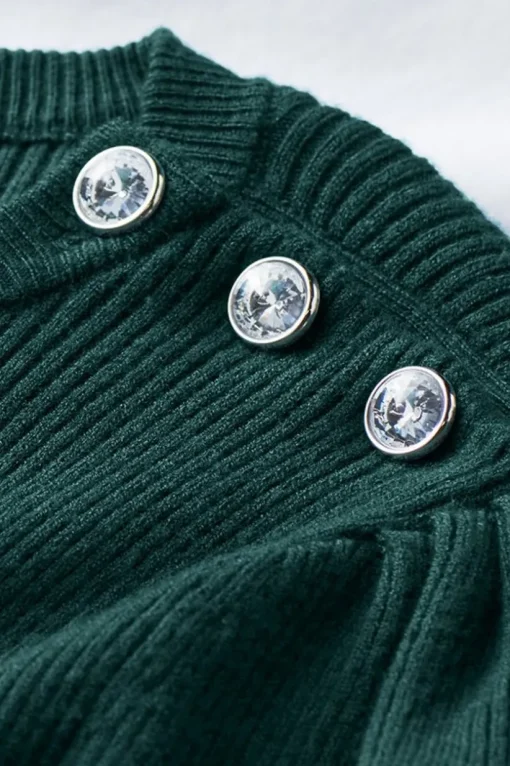 Tyla Button Shoulder Sweater