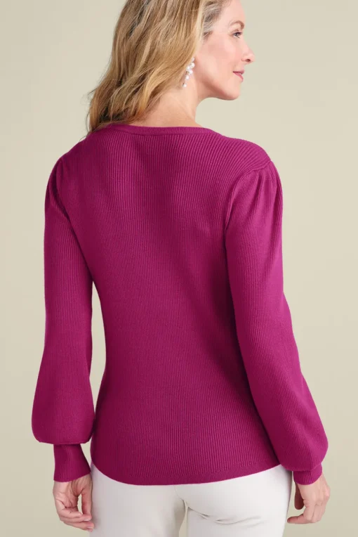 Tyla Button Shoulder Sweater