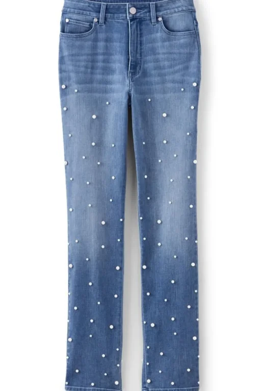 Ultimate Denim Pearl Straight Leg Jeans