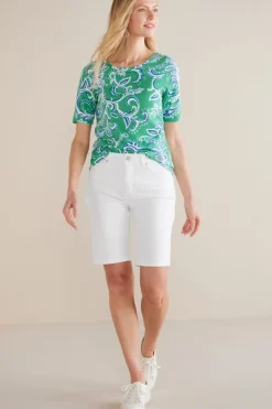 Ultimate Denim Slim Leg Shorts