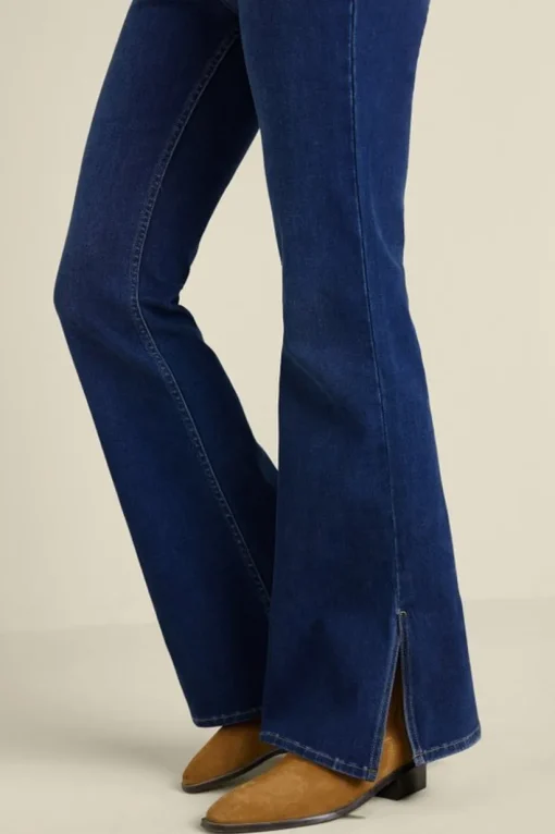Ultimate Denim Slit Hem Flare Jeans