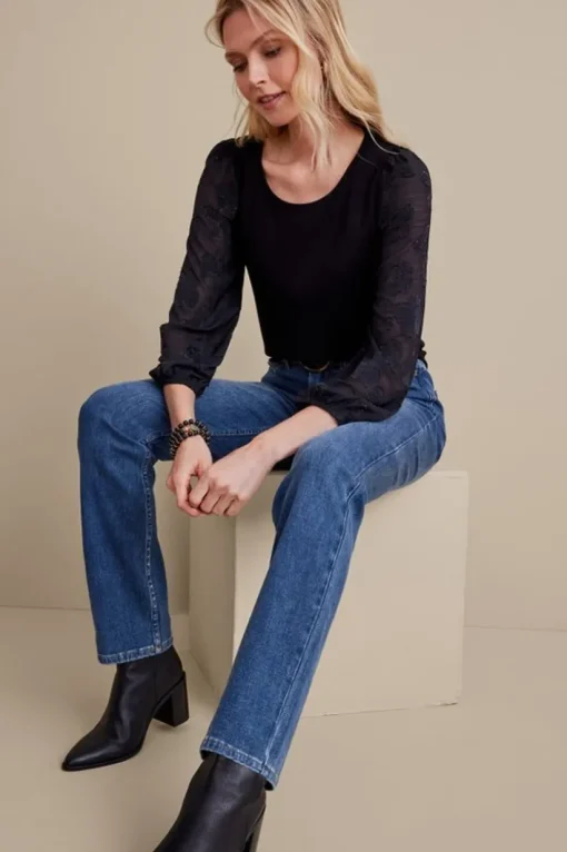 Ultimate Denim Straight Leg Jeans