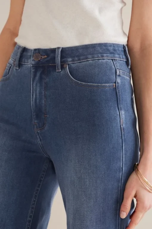 Ultimate Denim Wide Leg Crop Jeans