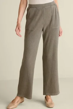 Vala Waffle Pull-On Pants