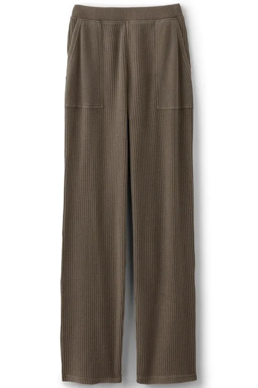 Vala Waffle Pull-On Pants