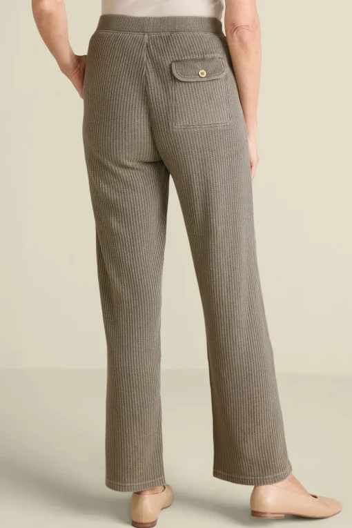 Vala Waffle Pull-On Pants