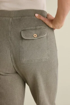 Vala Waffle Pull-On Pants