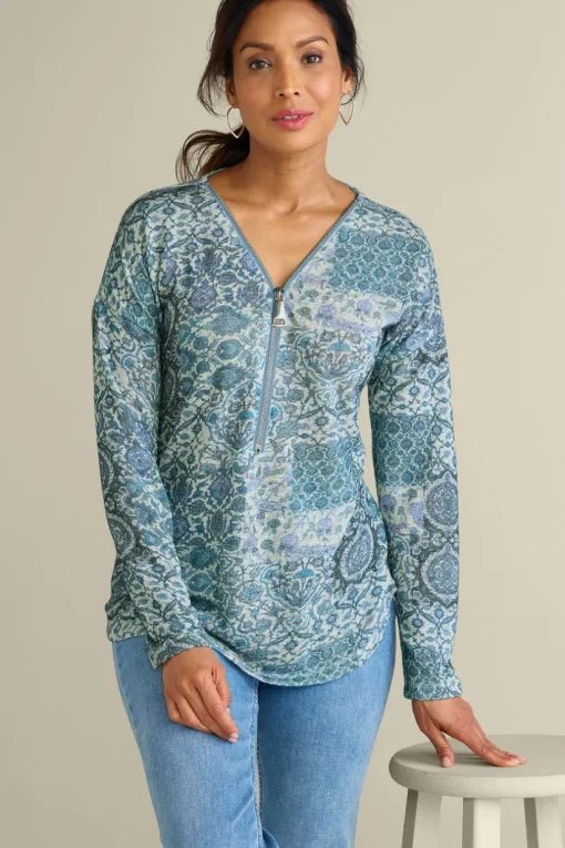 Valentina Zip Sweater