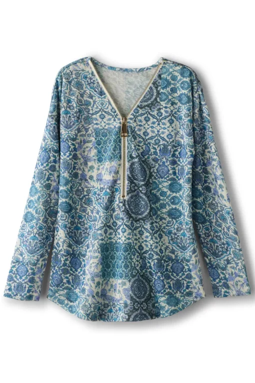 Valentina Zip Sweater