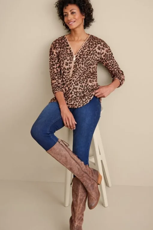 Valentina Zip Sweater