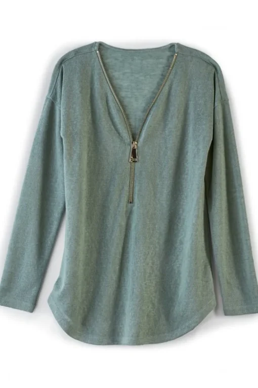 Valentina Zip Sweater