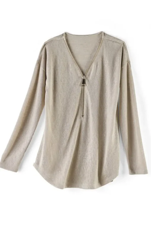 Valentina Zip Sweater