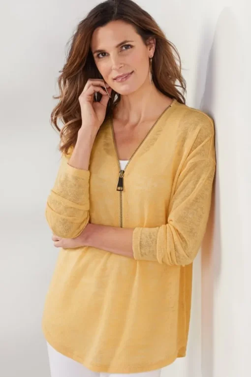 Valentina Zip Sweater