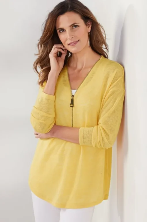 Valentina Zip Sweater