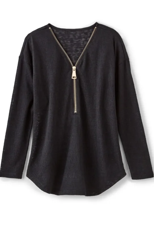 Valentina Zip Sweater