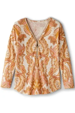 Valentina Zip Sweater