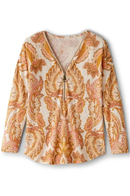 Valentina Zip Sweater