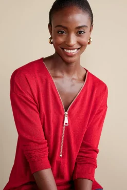 Valentina Zip Sweater