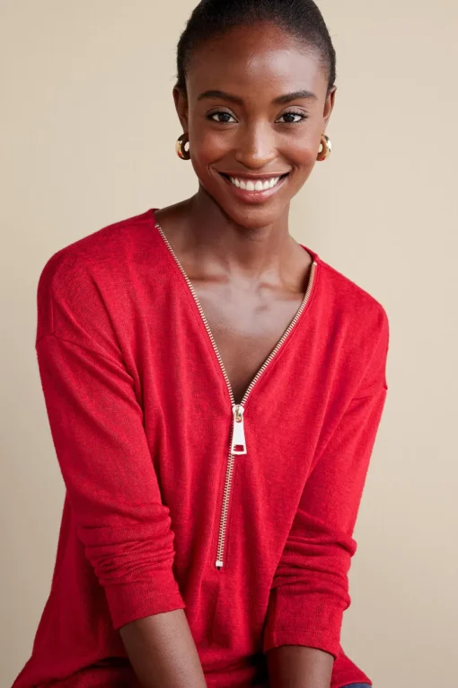 Valentina Zip Sweater