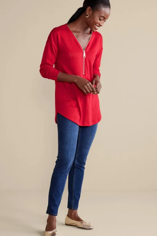 Valentina Zip Sweater