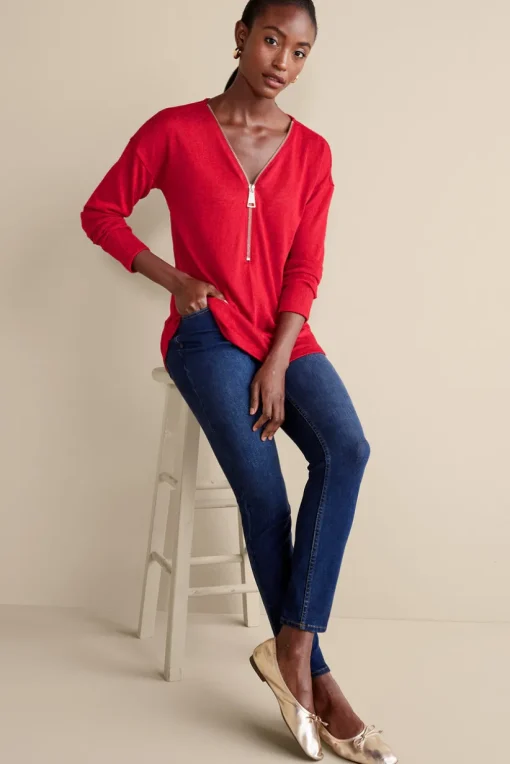 Valentina Zip Sweater