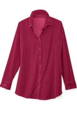 Velvet Boyfriend Tunic Shirt