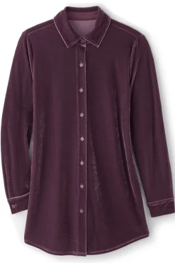 Velvet Boyfriend Tunic Shirt