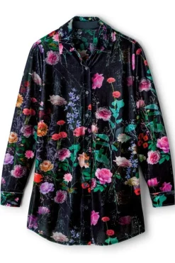 Velvet Boyfriend Tunic Shirt