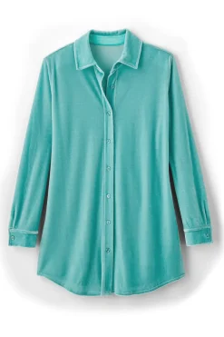 Velvet Boyfriend Tunic Shirt