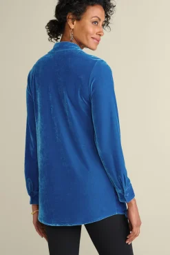 Velvet Boyfriend Tunic Shirt