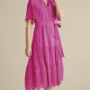Verena Eyelet Midi Dress