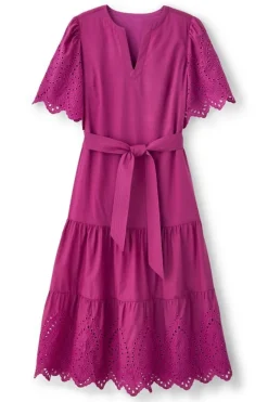 Verena Eyelet Midi Dress