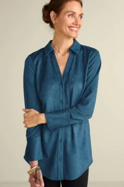 Vida Faux Suede Tunic