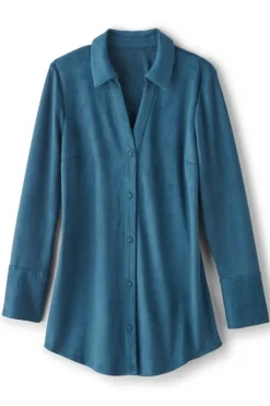 Vida Faux Suede Tunic