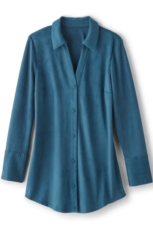 Vida Faux Suede Tunic