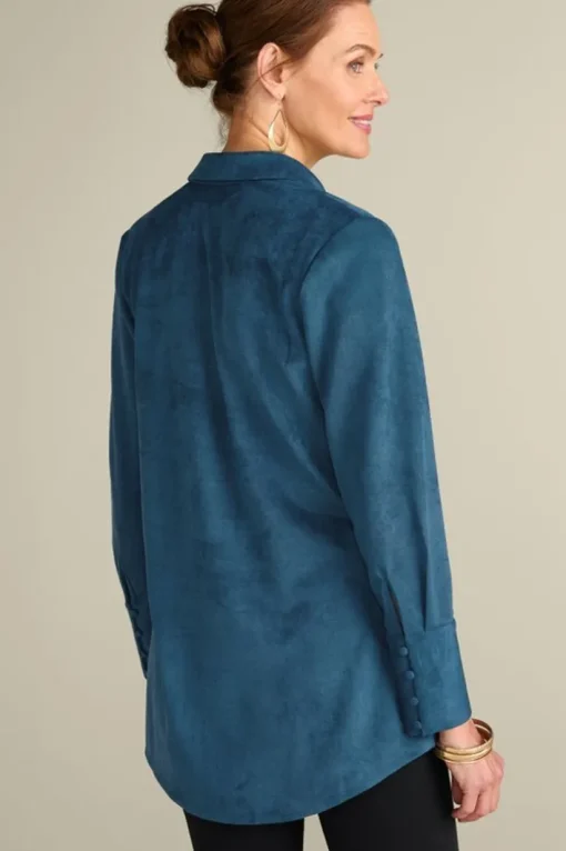Vida Faux Suede Tunic