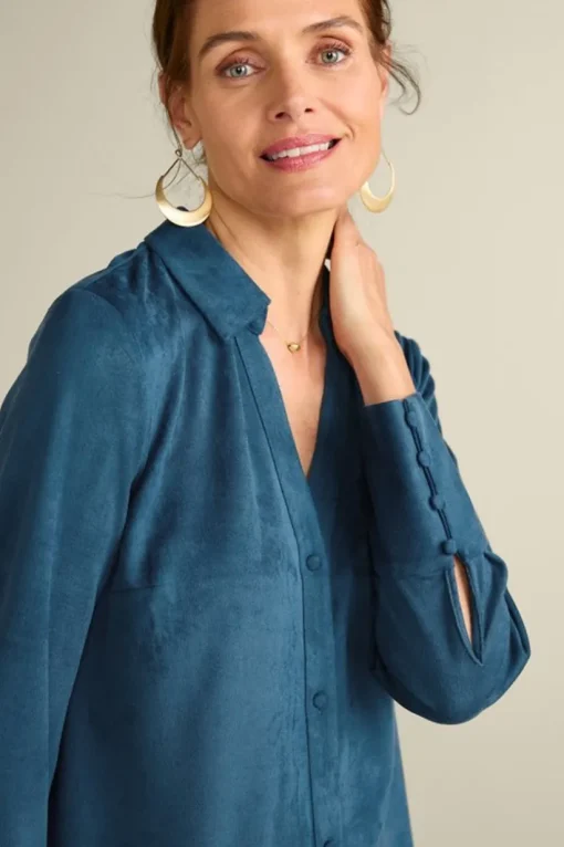 Vida Faux Suede Tunic