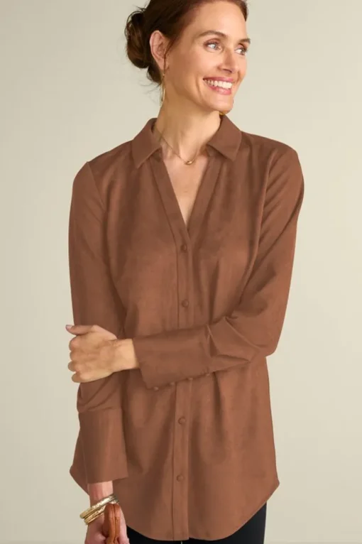 Vida Faux Suede Tunic