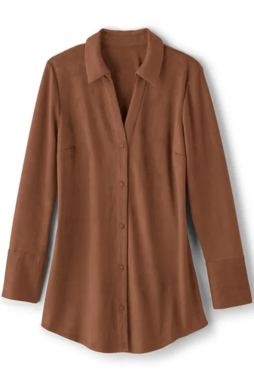 Vida Faux Suede Tunic