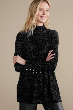 Walden Velvet Turtleneck
