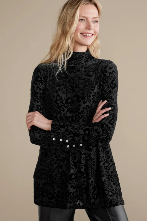 Walden Velvet Turtleneck