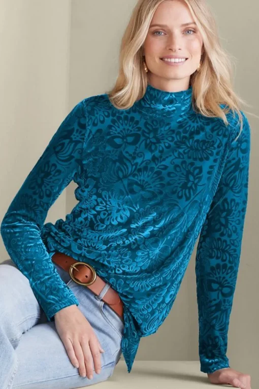 Walden Velvet Turtleneck