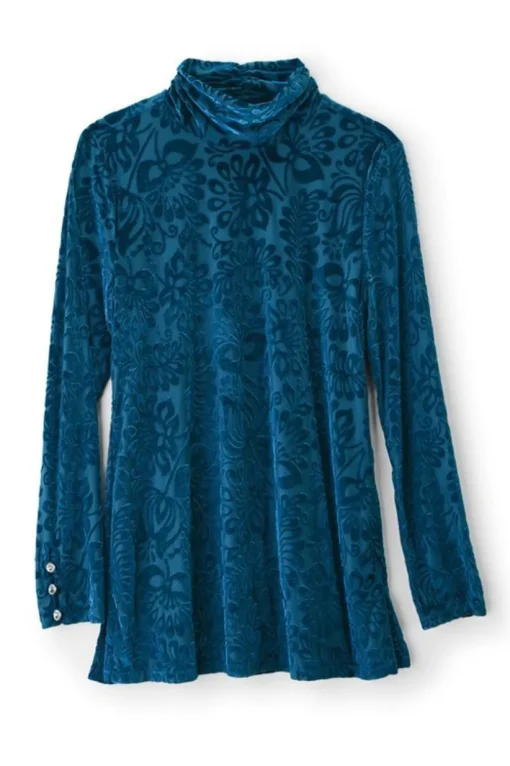 Walden Velvet Turtleneck