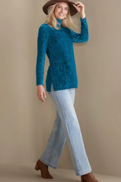 Walden Velvet Turtleneck