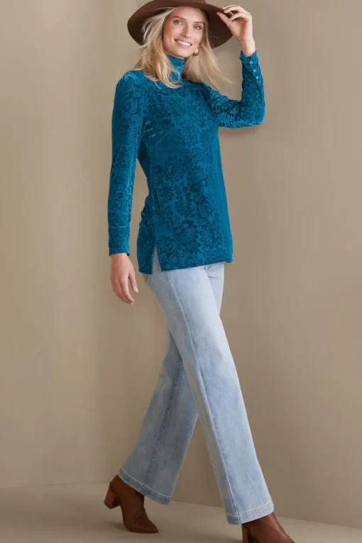 Walden Velvet Turtleneck