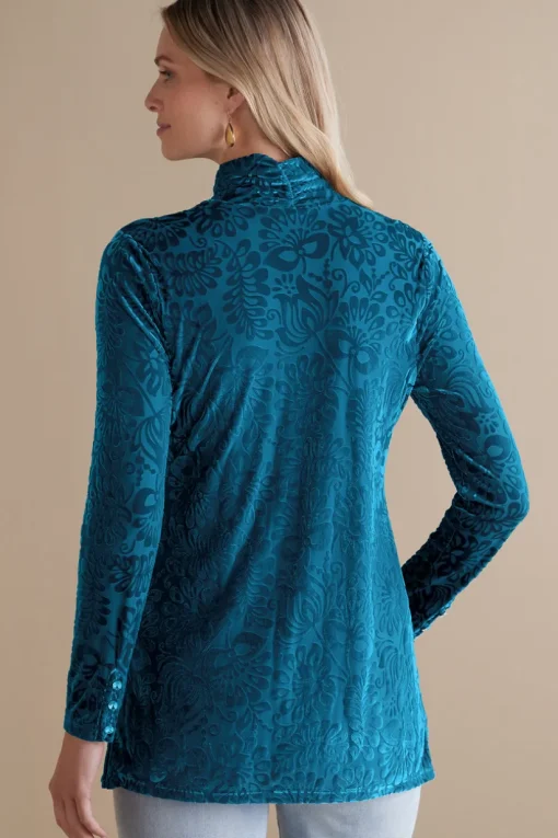 Walden Velvet Turtleneck