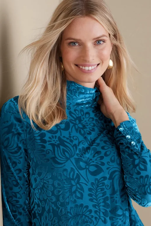 Walden Velvet Turtleneck