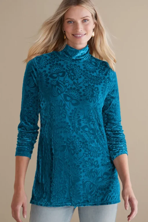 Walden Velvet Turtleneck