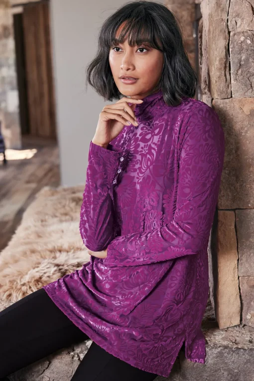 Walden Velvet Turtleneck